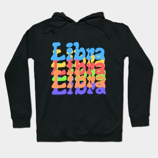 Rainbow Popart Libra Hoodie